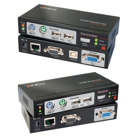 Lindy Cat5 KVM Extender Combo - High Performance Remote Control Solution (39378)